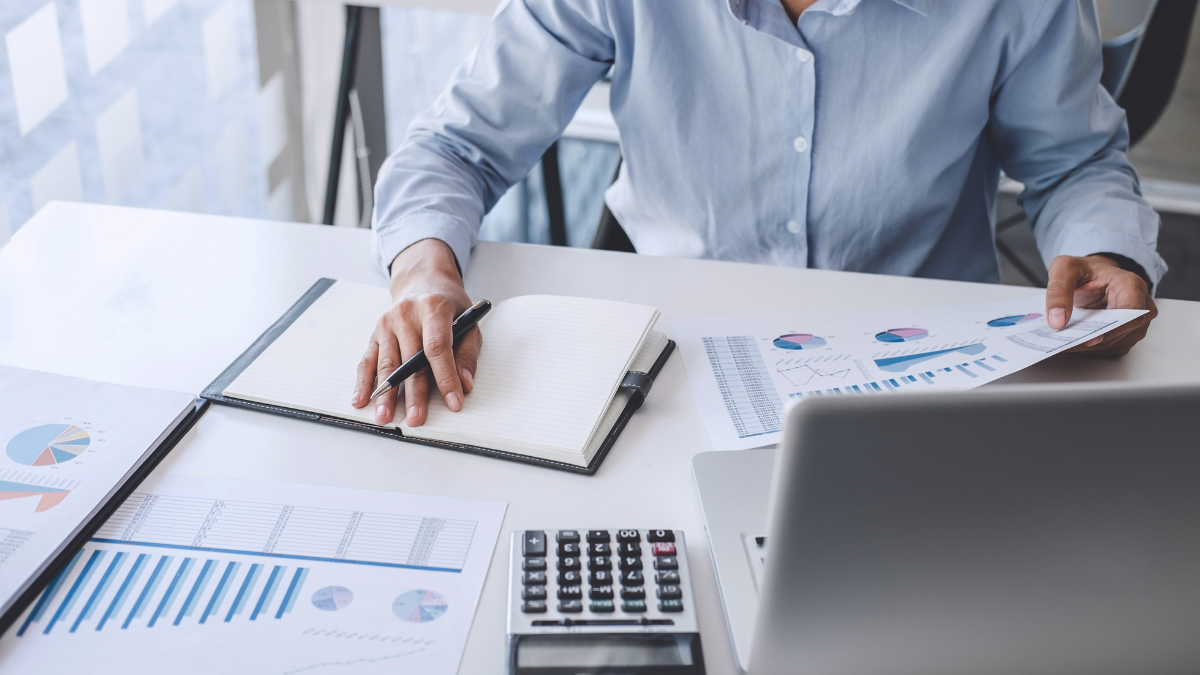 Cloud infrastructure diagram on screen